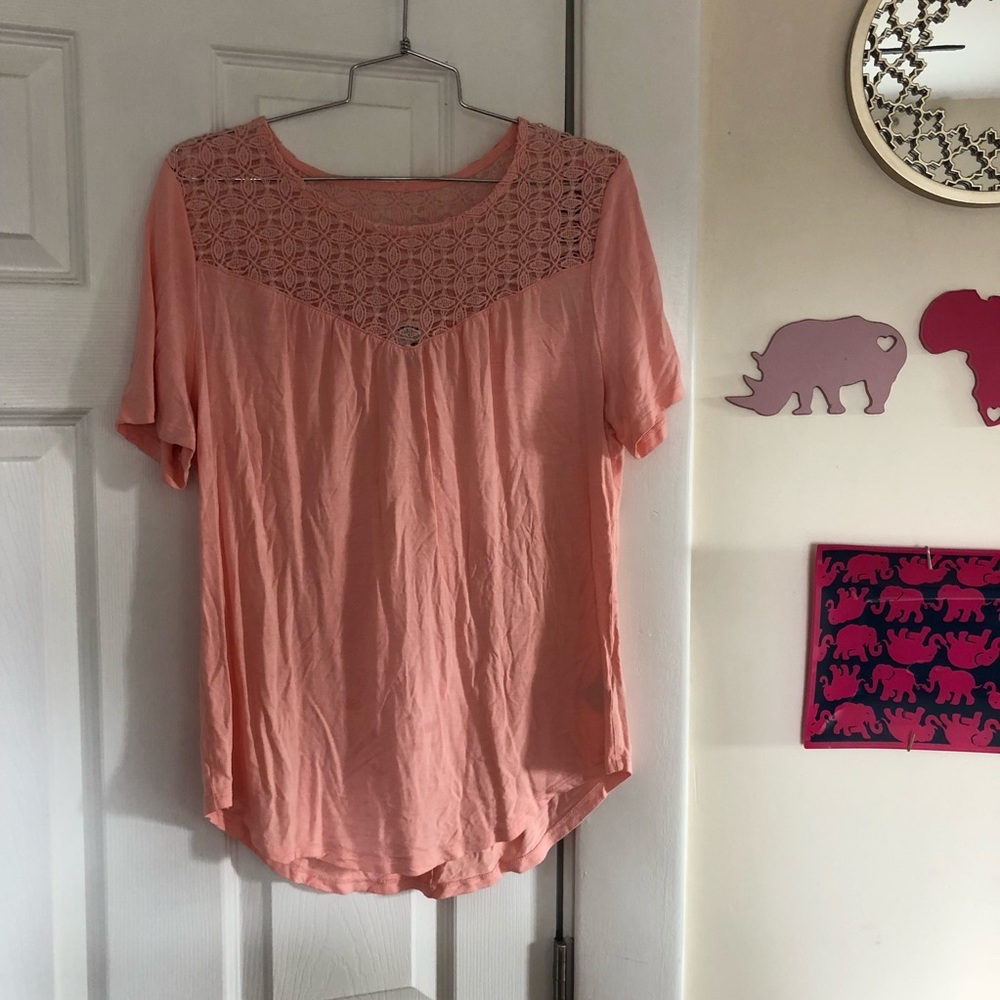 Old Navy coral top